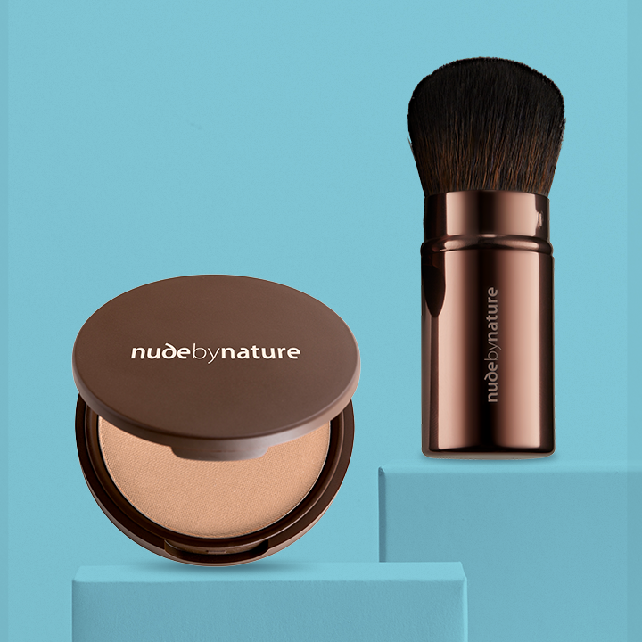 Pressed Mineral Cover Foundation & Travel Brush Duo